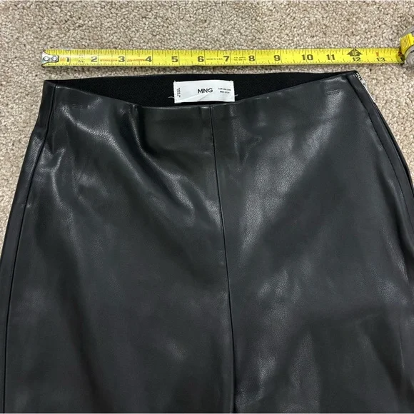 MANGO Faux Leather Pants - Picture 4 of 10